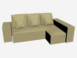 Corner sofa Meridienne Grembo