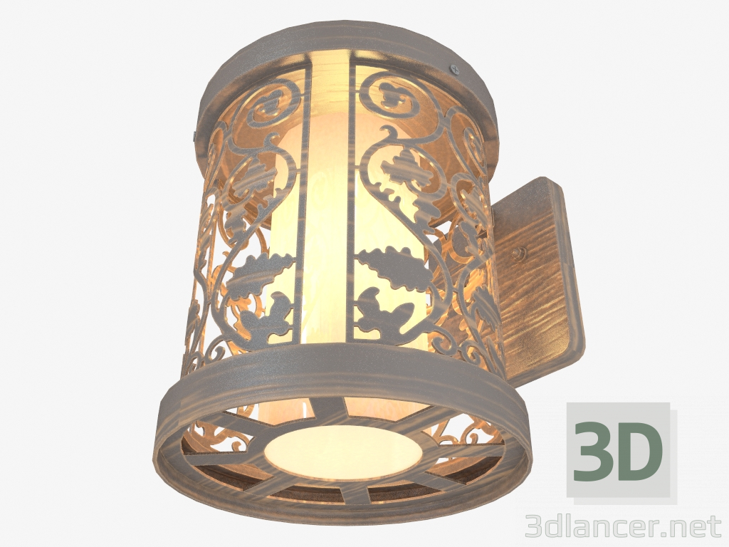 3D Modell Straßenwandlampe Kordi (2286 1W) - Vorschau