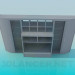 3d model Symmetrical wall-cupboard - preview