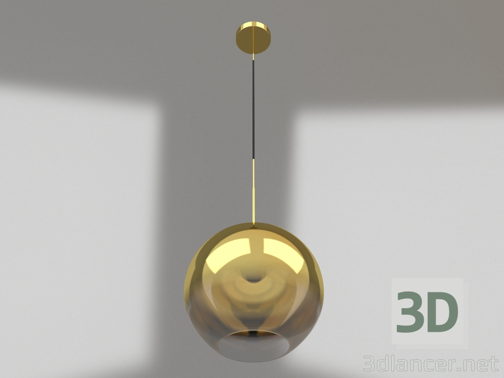 3d model Pendant Sunrise transparent, gold (07565-20.33) - preview