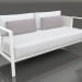 3d model 2-seater sofa (Agate gray) - preview