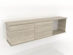 Askılı raf RAF 7 (sağda 1 açık bölme ile) 1400 mm (açık meşe)