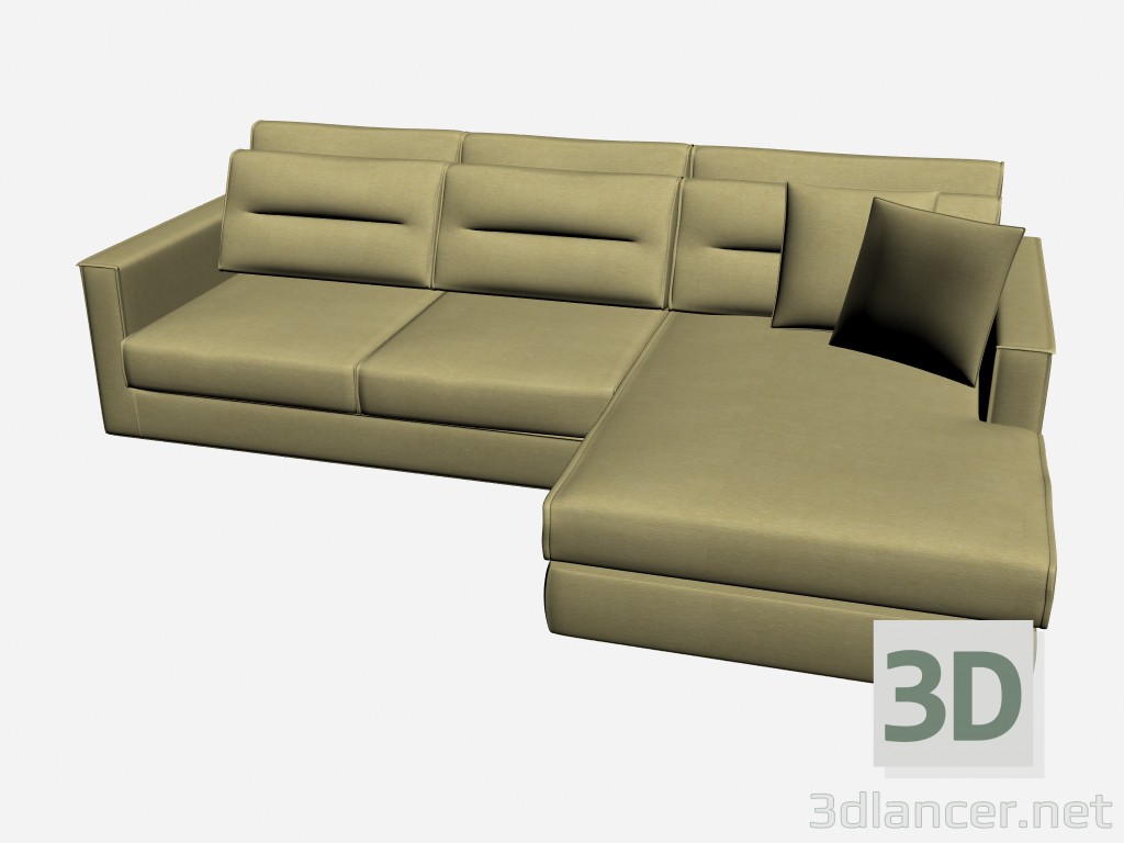 modèle 3D Canapé Rlanet 3 - preview