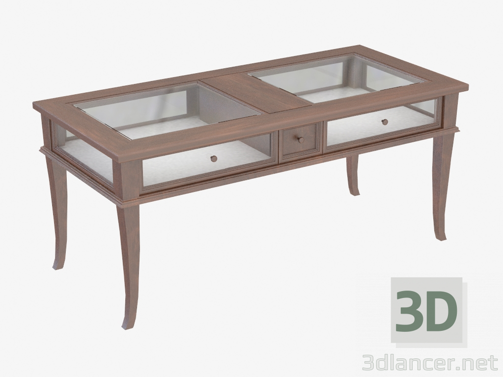 3 डी मॉडल कॉफी टेबल (कला 3285, 110x46x45) - पूर्वावलोकन