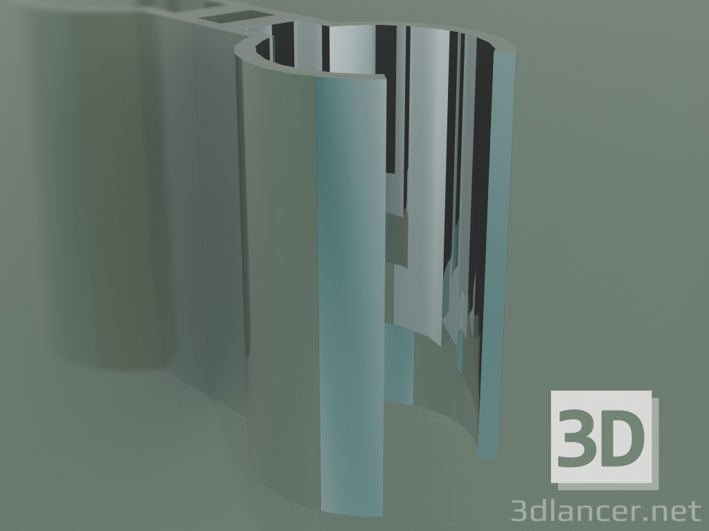 3D Modell Duscharm (Chrom, 27515000) - Vorschau