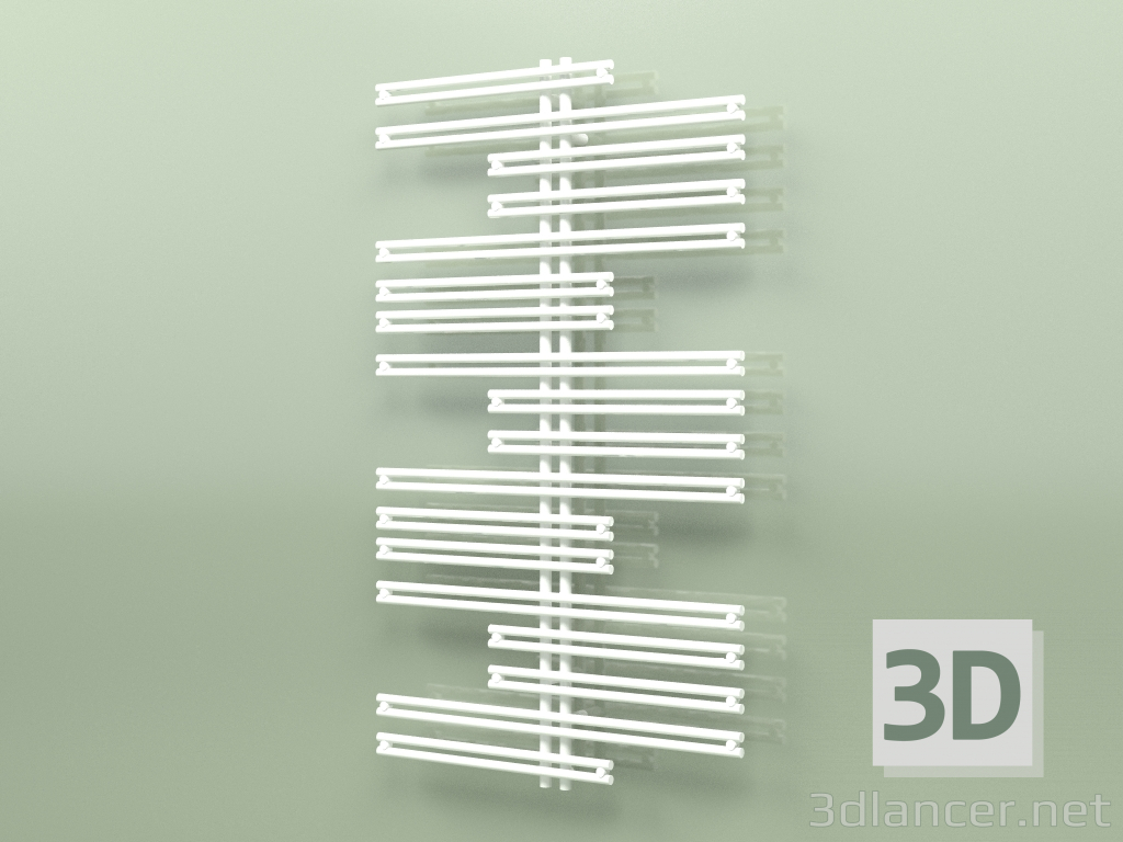 3D modeli Isıtmalı havlu askısı - Kea (1500 x 900, RAL - 9016) - önizleme