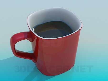 3d model Cap of cofe - preview 3d model Cap of cofe - preview