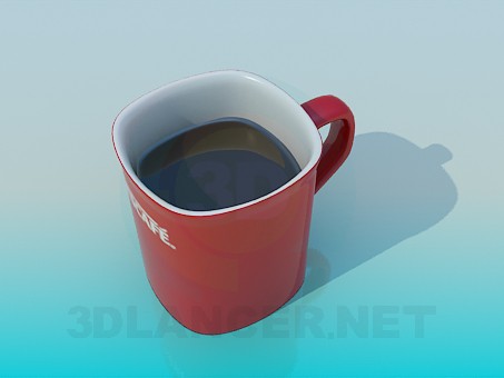 3d model Cap of cofe - preview 3d model Cap of cofe - preview
