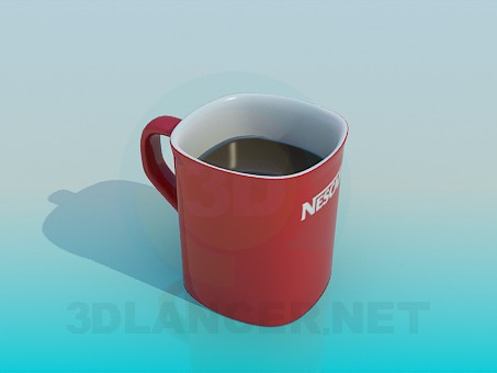 3d model Cap of cofe - preview 3d model Cap of cofe - preview