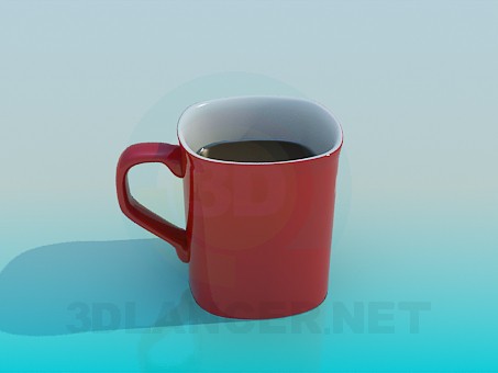3d model Cap of cofe - preview 3d model Cap of cofe - preview