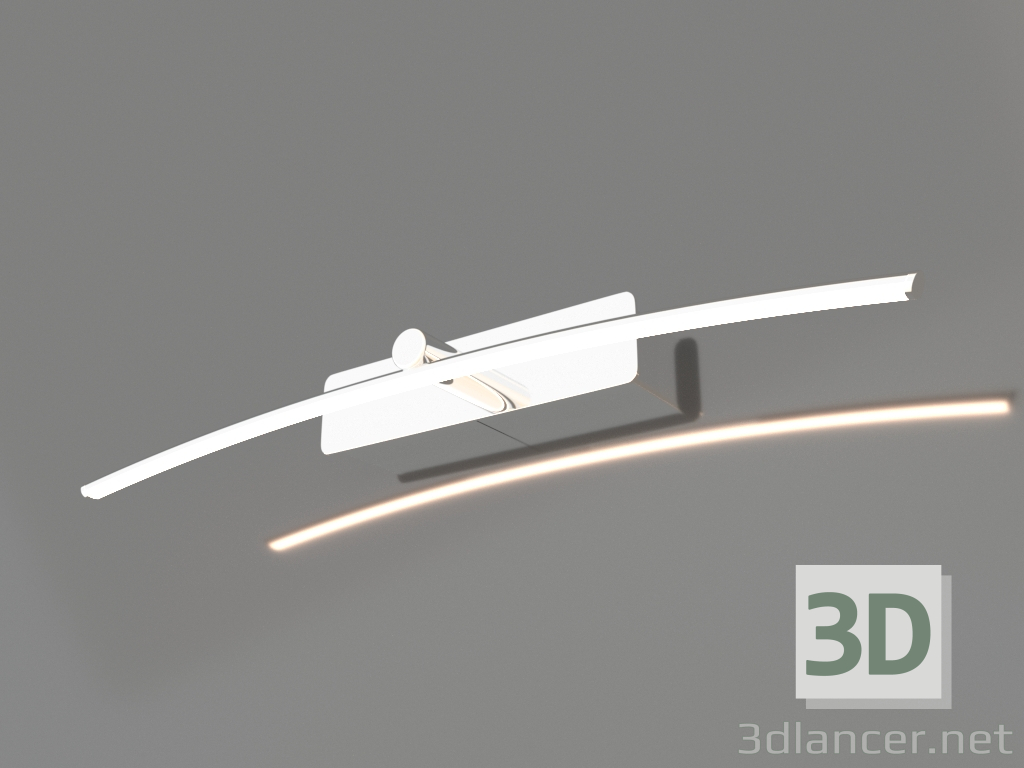 3D Modell Wandlampe (6371) - Vorschau