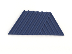 Panel de pared 3D WEAVE (azul oscuro)