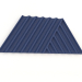 3d model 3D wall panel WEAVE (dark blue) - preview