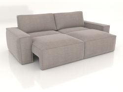 Straight sofa-bed LEONARDO (unfolded)