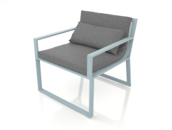 Клубное кресло (Blue grey)