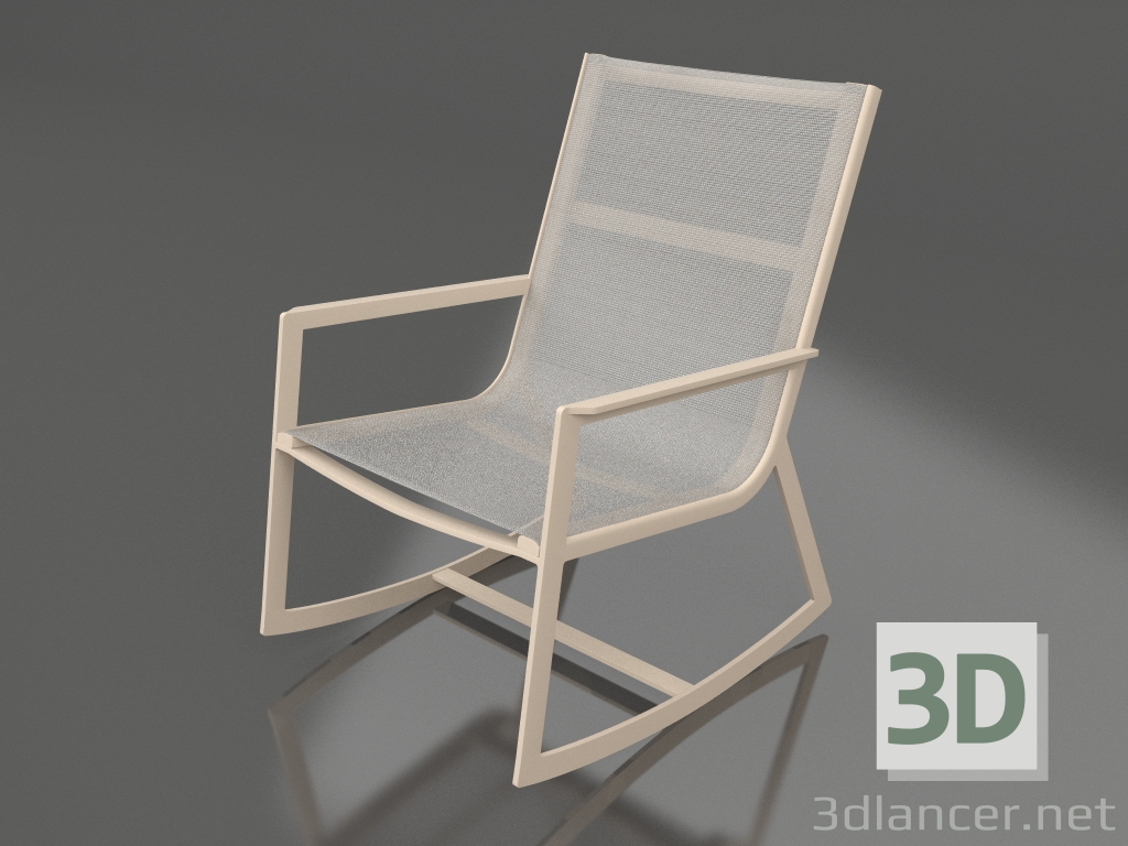 3D modeli Sallanan sandalye (Kum) - önizleme