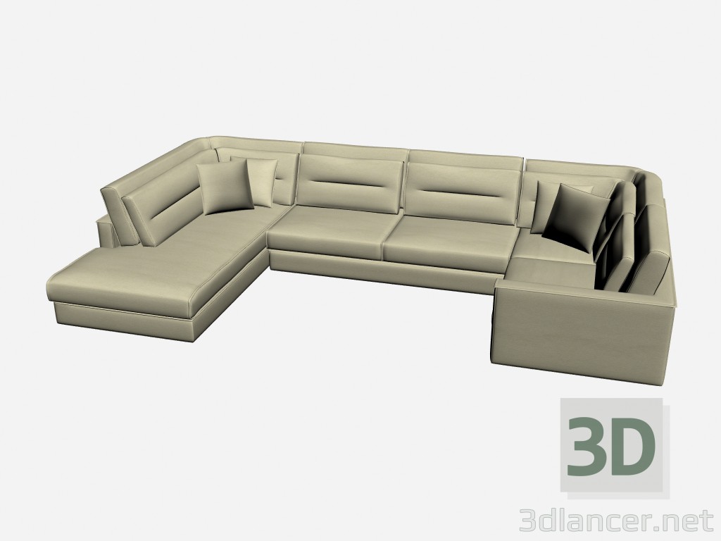 3 डी मॉडल सोफा Rlanet 4 - पूर्वावलोकन
