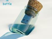 Flash Drive - Message in bottle