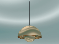 Pendant lamp Flowerpot (VP1, Ø23cm, H 16cm, Polished Brass)