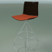 3d model Bar stool 0306 (with seat cushion, wenge) - preview