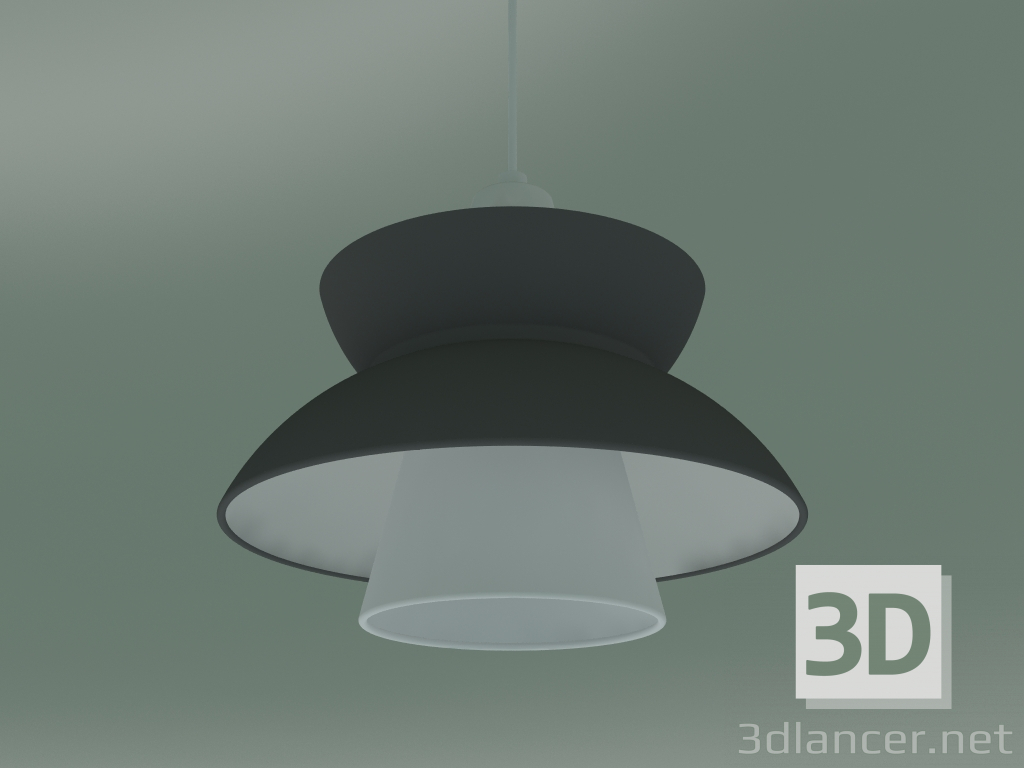3d model Pendant lamp DOO-WOP (60W E27, DARK GRAY) - preview