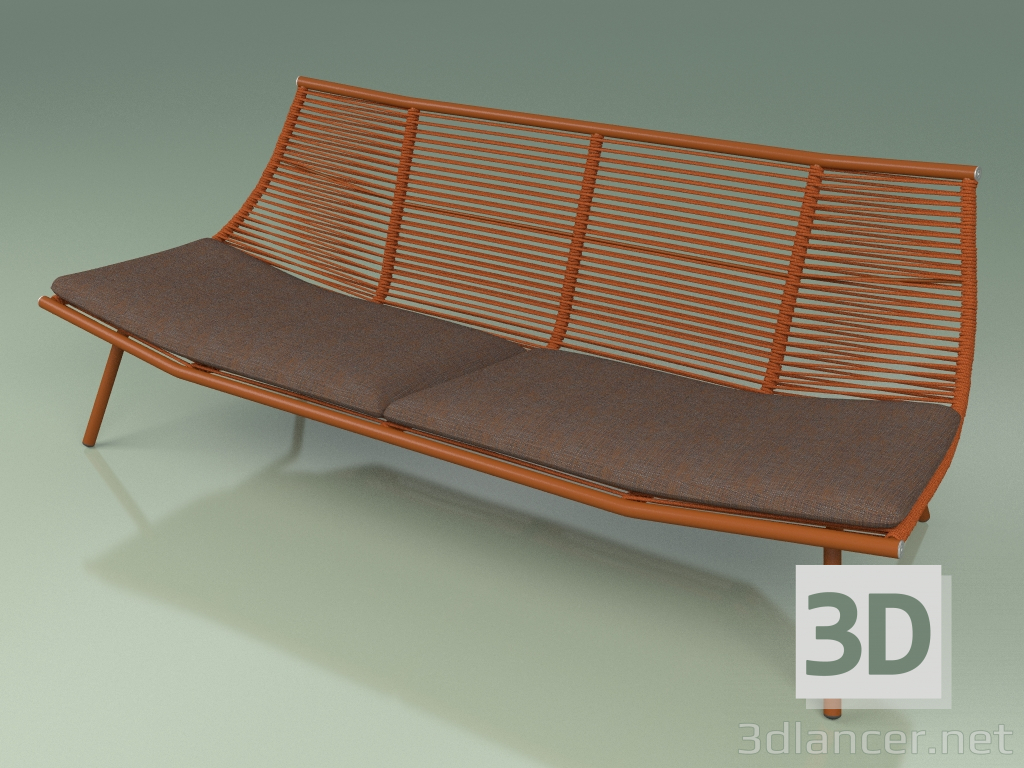 3D Modell Sofa 005 (Metallrost) - Vorschau
