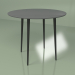 modello 3D Tavolo da cucina Sputnik 90 cm (grigio scuro) - anteprima