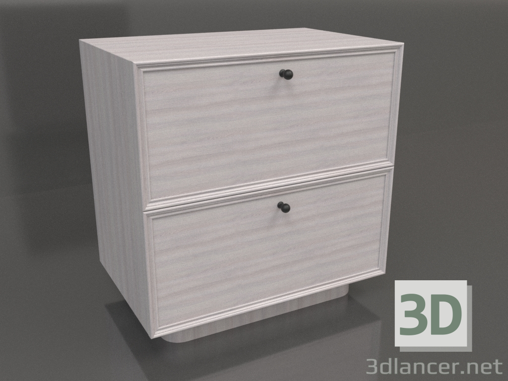 modello 3D Mobiletto TM 15 (603x400x621, legno chiaro) - anteprima