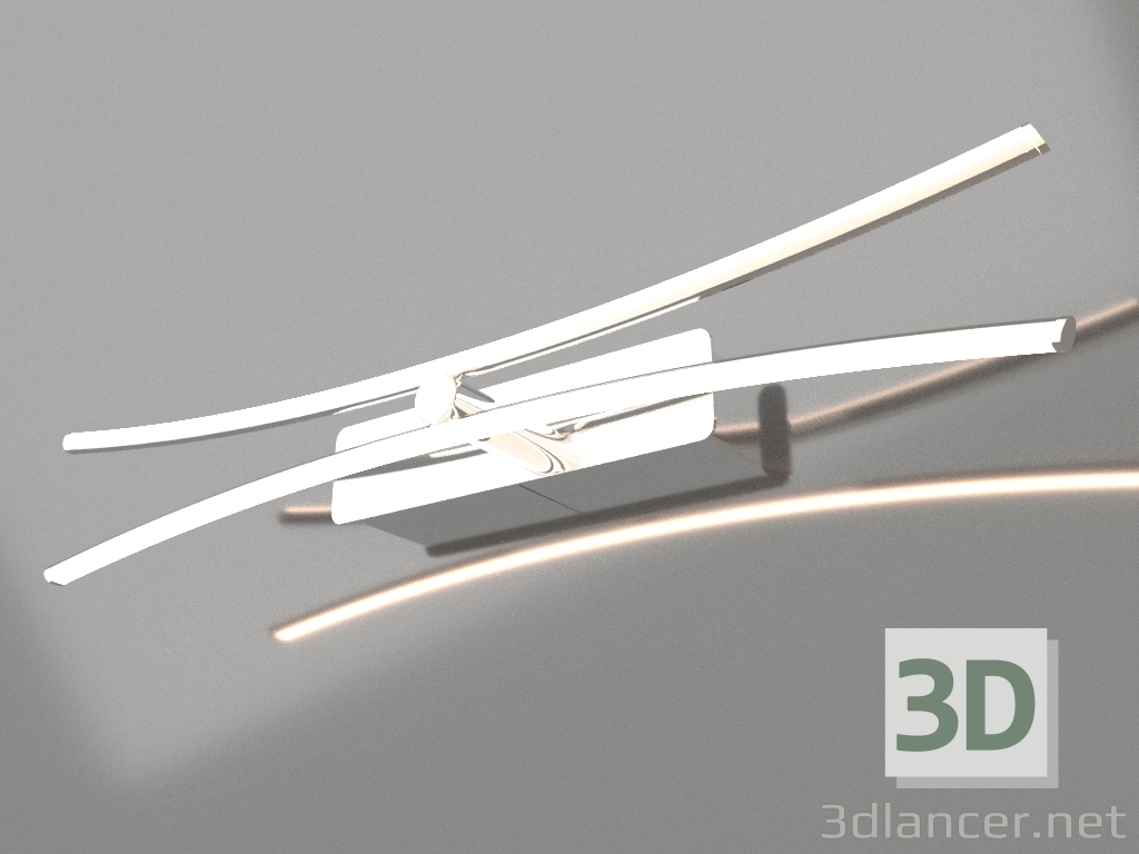 modello 3D Lampada da parete (6375) - anteprima