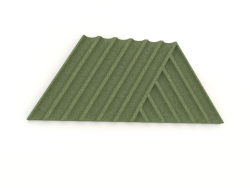 3D duvar paneli WEAVE (yeşil)
