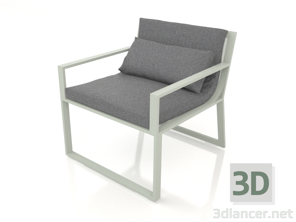 3d модель Клубное кресло (Cement grey) – превью