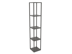 Large square rack (METAL, 30x30x170, 5 shelves)