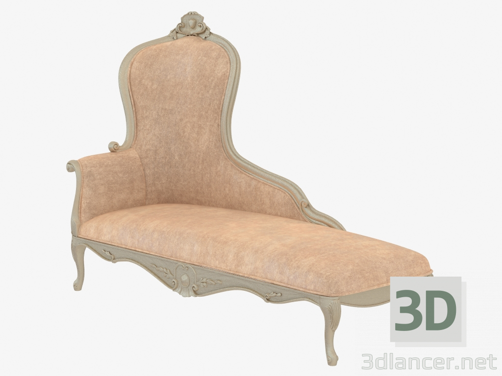 modèle 3D Canapé ARDOUR dormeuse - preview