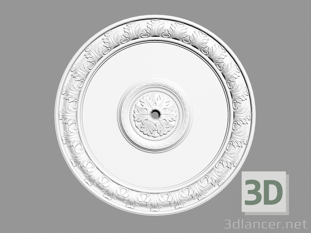 3d model Ceiling outlet (P66) - preview