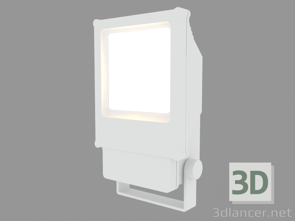 modello 3D Proiettore MINITECHNO RETTANGOLARE (S3760 + S3783_300W_QTDE12) - anteprima