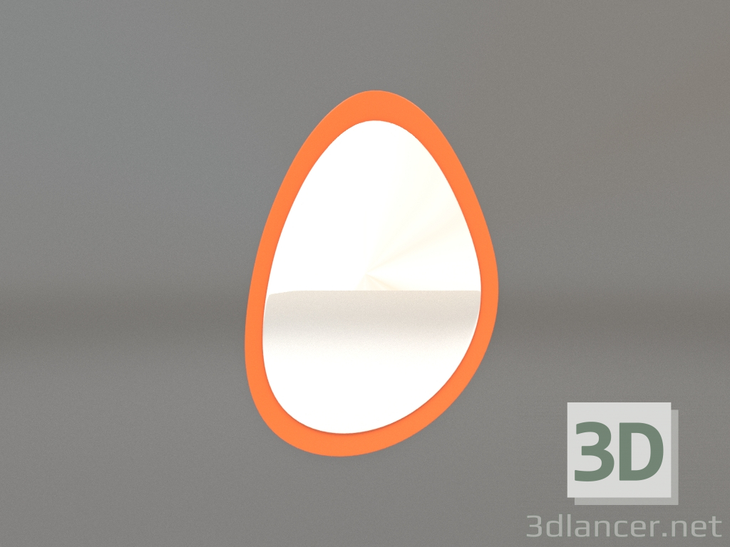 3 डी मॉडल मिरर ZL 05 (305х440, चमकदार चमकीला नारंगी) - पूर्वावलोकन