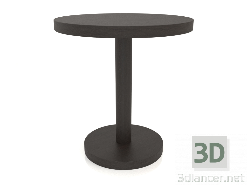 3 डी मॉडल खाने की मेज DT 012 (D=700x750, लकड़ी का भूरा गहरा) - पूर्वावलोकन