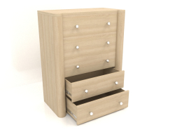 Chest of drawers TM 022 (open) (910x480x1140, wood white)