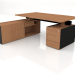 modello 3D Tavolo da lavoro Viga Executive V09L (1800x1801) - anteprima