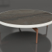 modèle 3D Table basse ronde Ø120 (Gris Agate, DEKTON Radium) - preview