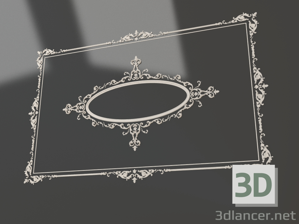 3d model Decoration of walls and ceilings 005 - preview