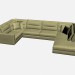3D Modell Sofa Rlanet 5 - Vorschau
