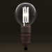 3d Эко-филаментная лампа в форме глобуса модель купить - ракурс