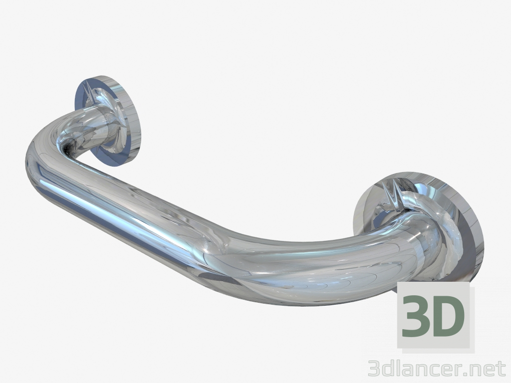 3D Modell Halter Stahl wandmontiert 300 mm Vital (NIV 041A) - Vorschau