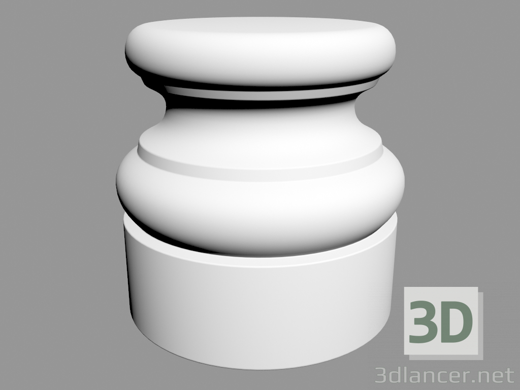 3D Modell Sockel (KPR6) - Vorschau