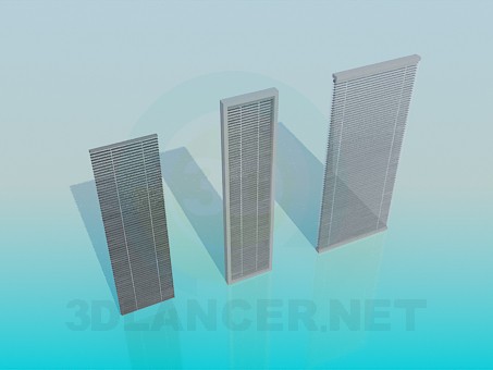 3d model Blinds window - preview 3d model Blinds window - preview