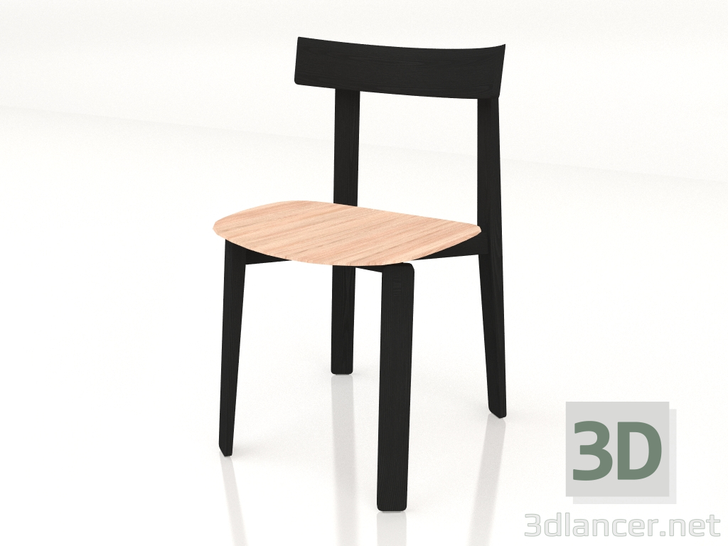 3D Modell Stuhl Nora (dunkel) - Vorschau