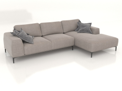 CLOUD sofa with ottoman (upholstery option 1)