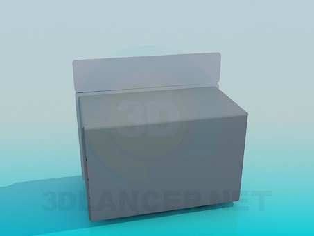 3d модель Духовка – превью 3d модель Духовка – превью