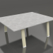3d model Coffee table 90 (Gold, DEKTON) - preview